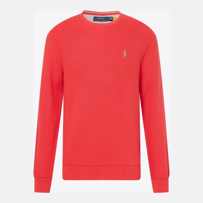 Sueter – Polo Ls Txt Cn Pp-Long Sleeve-Pullover Starboard Red