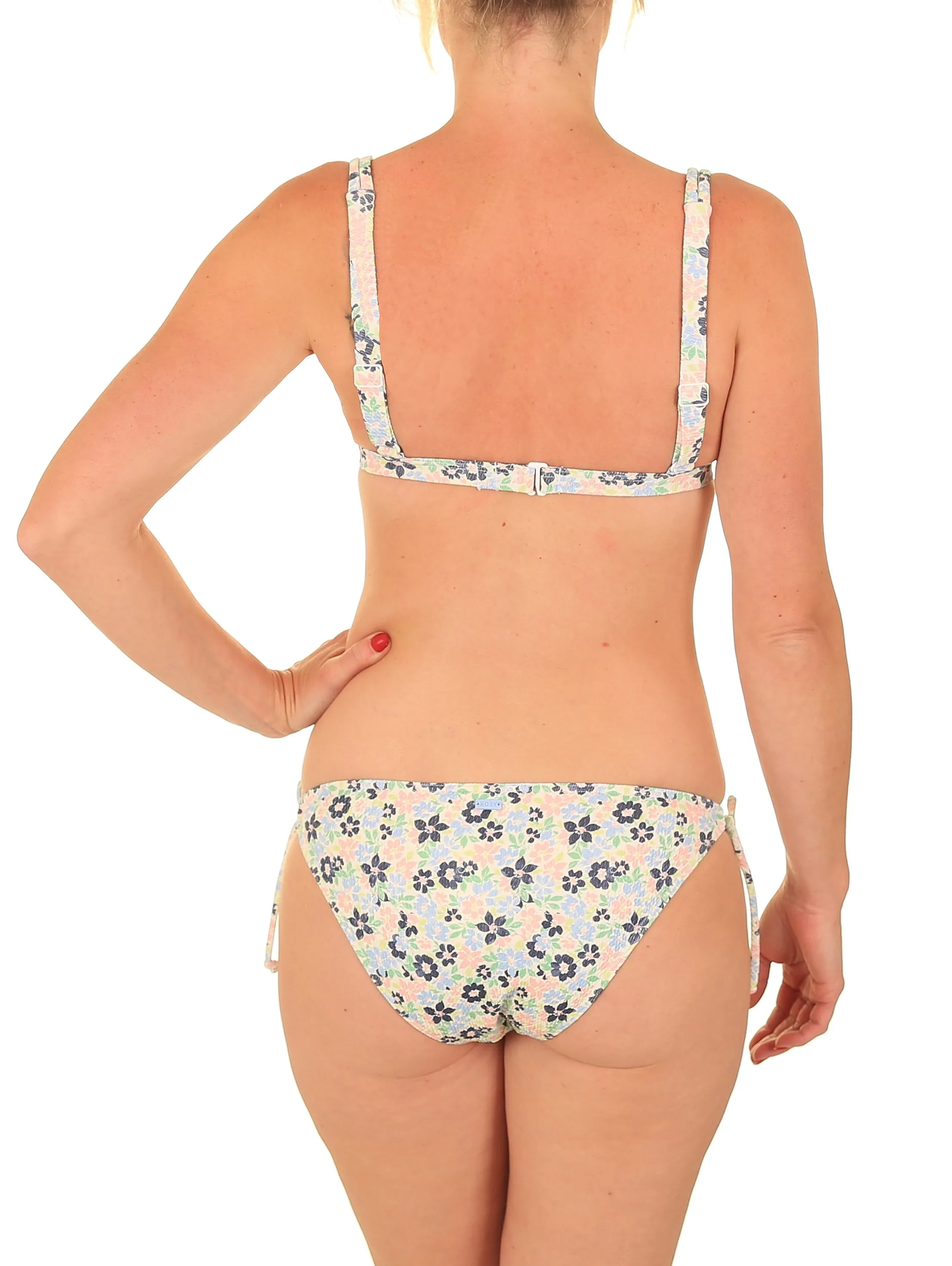 traje de baño Roxy Wild Floral Fixed Tri Set - PZB6/Bel Air Ephemere Small - women´s