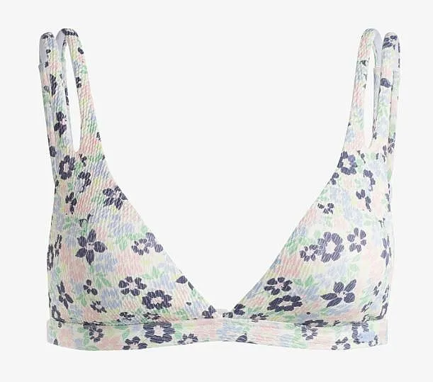 traje de baño Roxy Wild Floral Fixed Tri Set - PZB6/Bel Air Ephemere Small - women´s