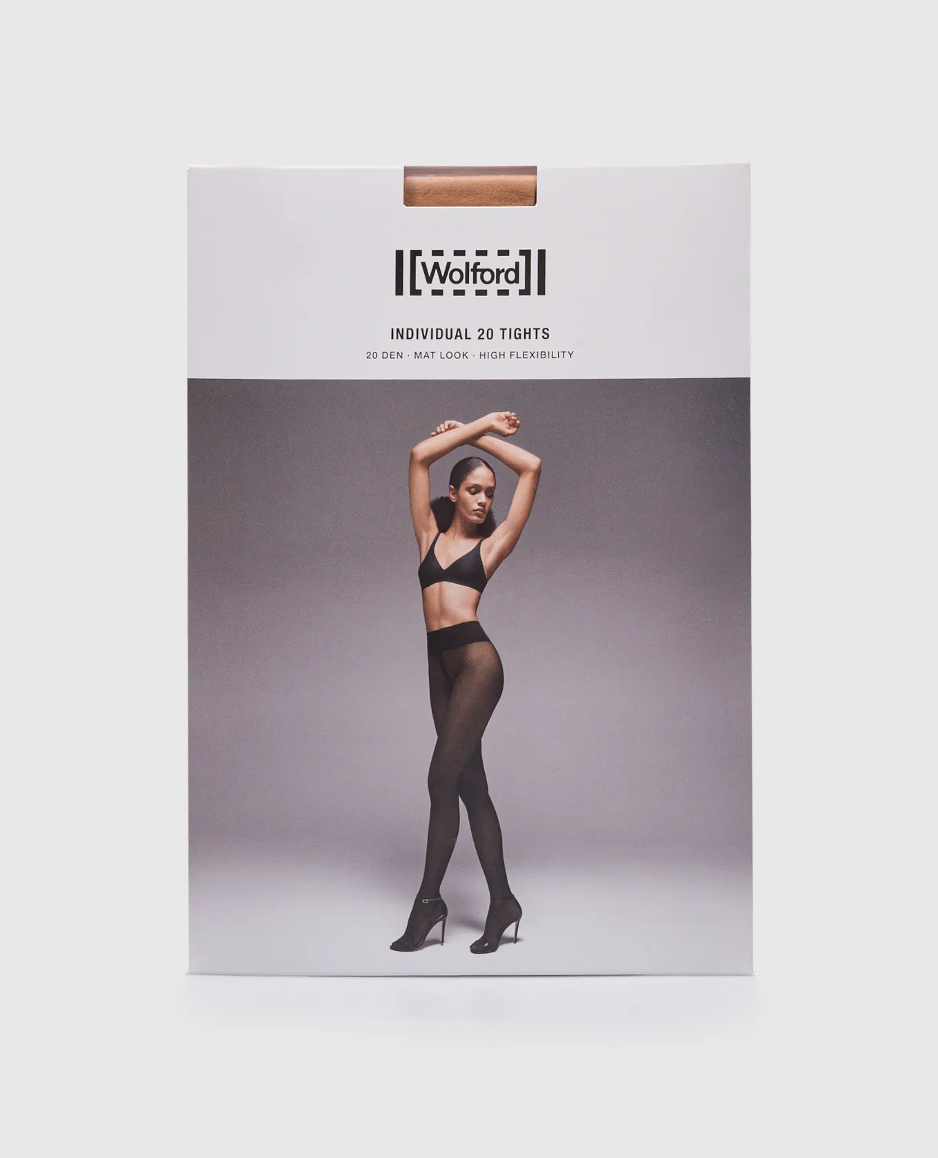 Wolford Beige tights Individual 20 den High Flexibility