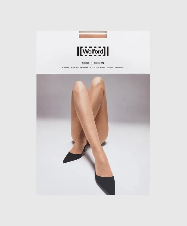 Wolford Beige tights Nude 8 DEN