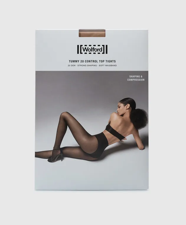 Wolford Beige tights Tummy 20 Den