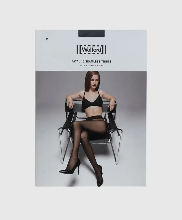 Wolford Black tights Fatal 15 Den