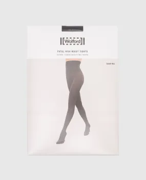 Wolford Black tights Fatal High Waist Tights 50 Den