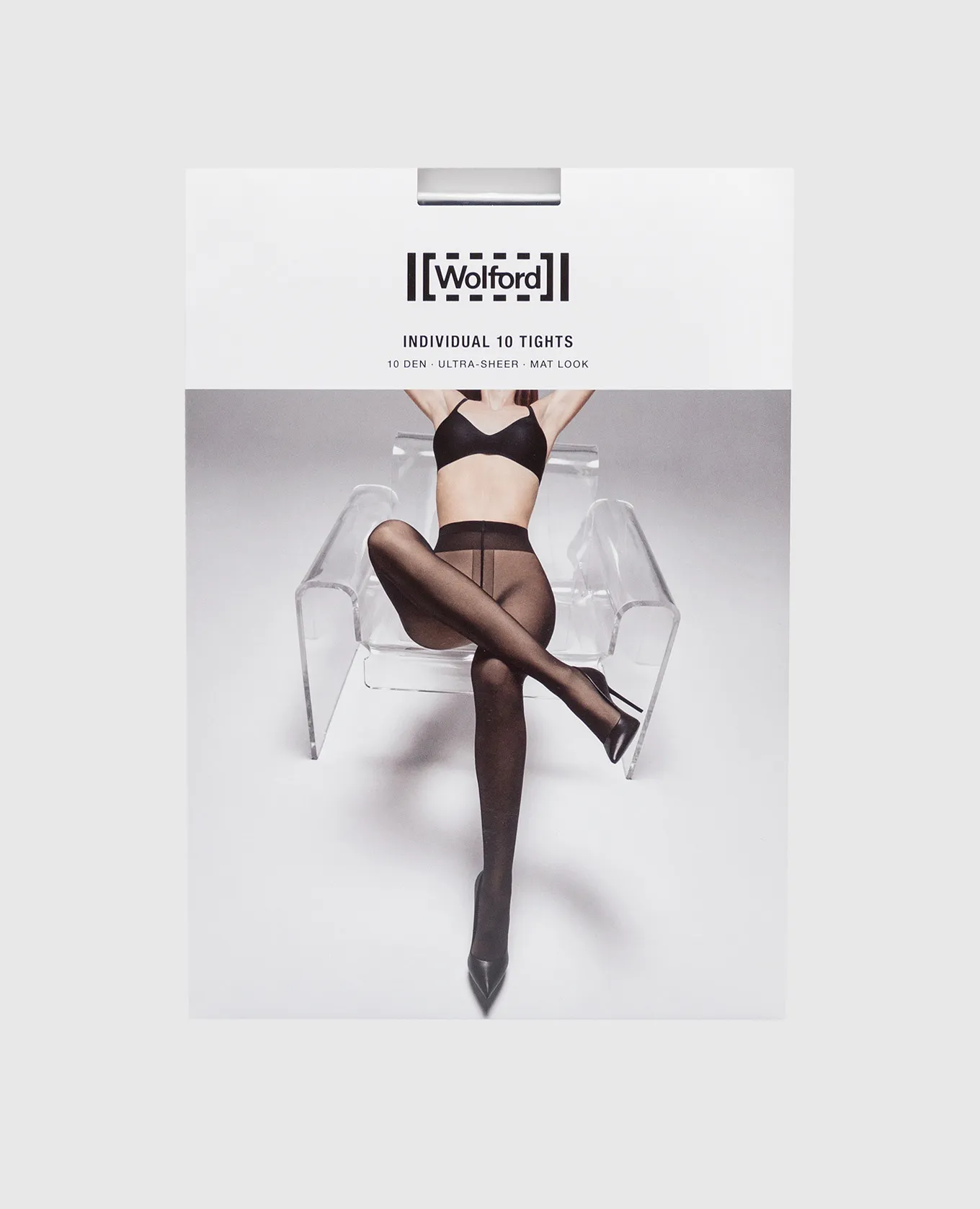 Wolford Black tights Individual 10 DEN