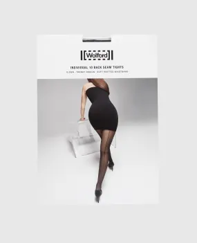 Wolford Black tights Individual Seam Tights 10 DEN