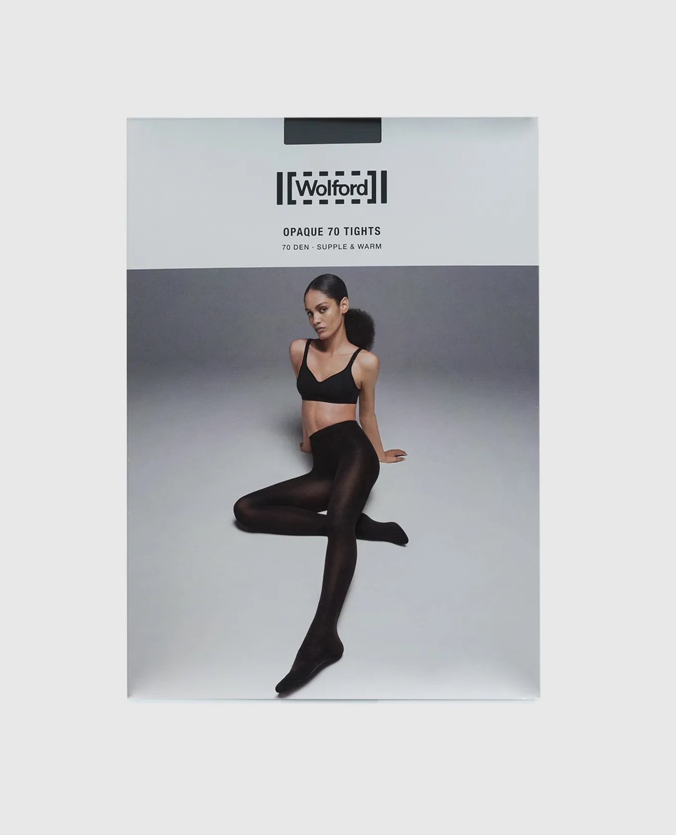 Wolford Black tights OPAQUE 70 Den