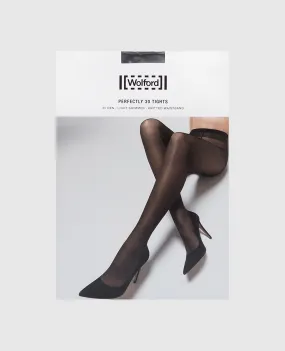 Wolford Black tights Perfectly 20 DEN