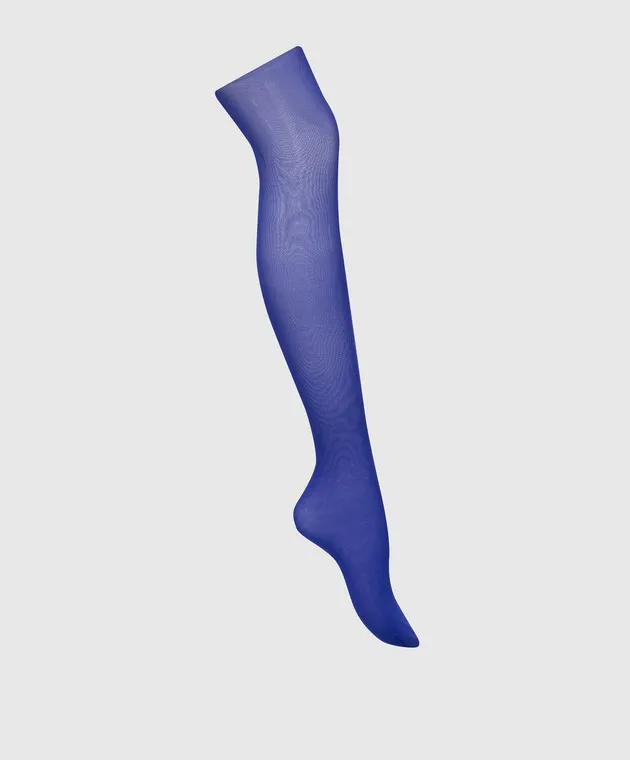 Wolford Blue tights Mugler 30 DEN