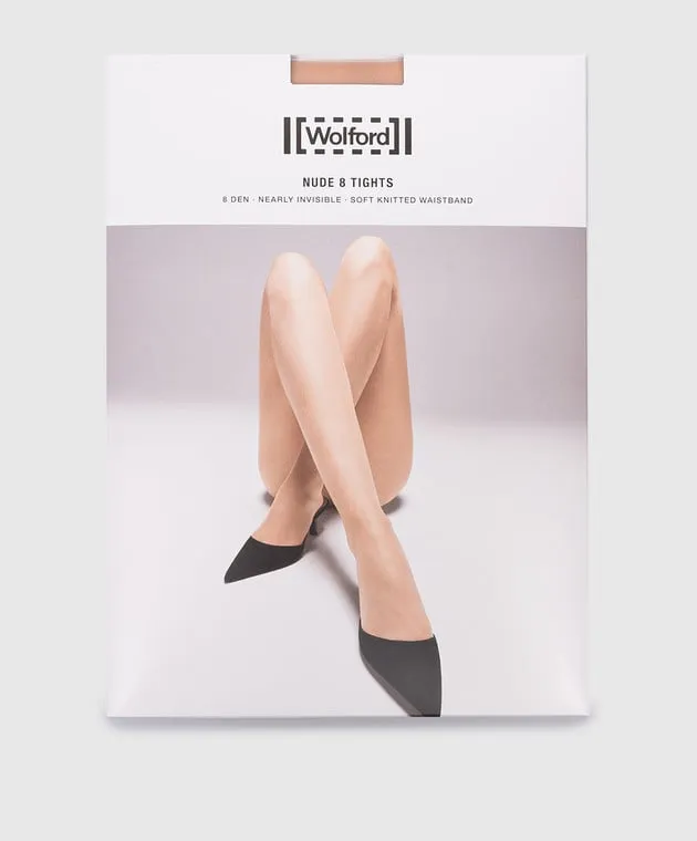 Wolford Brown tights 8 den