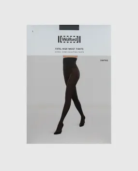 Wolford Fatal 50 Den High Waist Black Tights