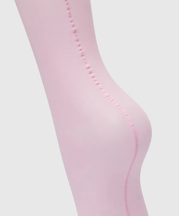 Wolford Mugler 30 DEN pink tights