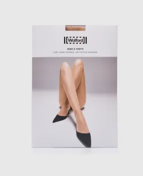 Wolford Nude 8 den Nearly Invisible beige tights