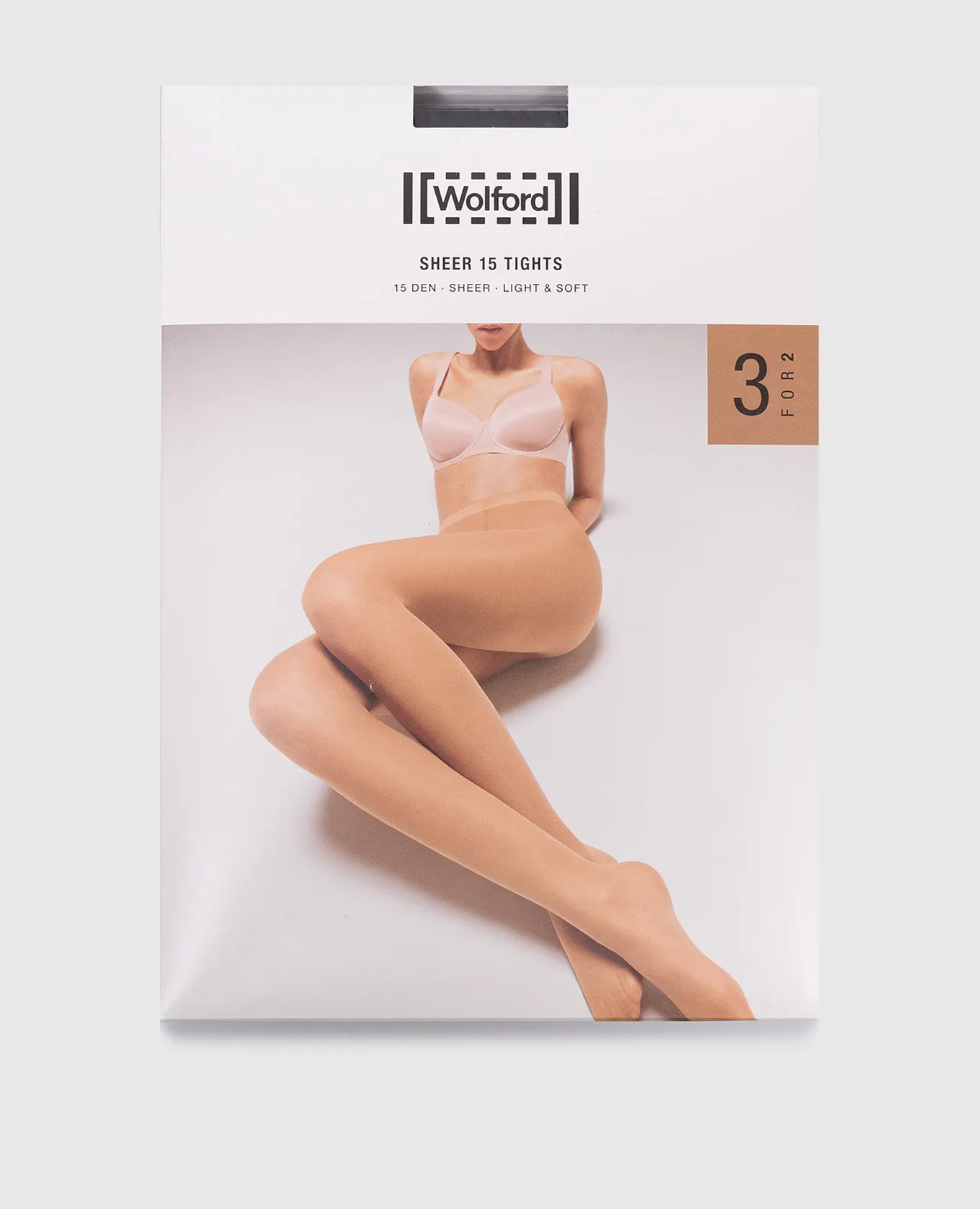 Wolford Set of black tights 15 den