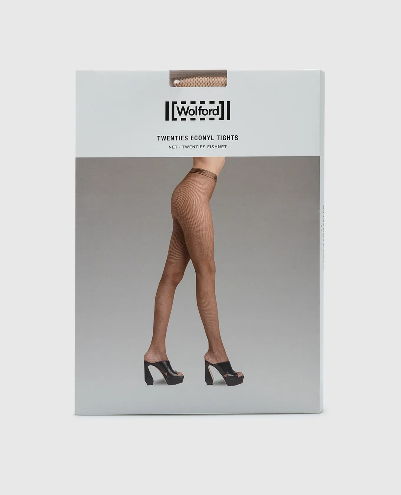 Wolford Twenties beige tights in a mesh