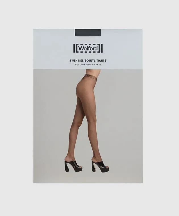 Wolford Twenties Fishnet Black Fishnet Tights