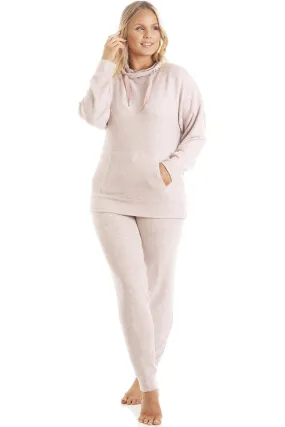 Women's Camille Womens Pink Hacci Pyjama Set