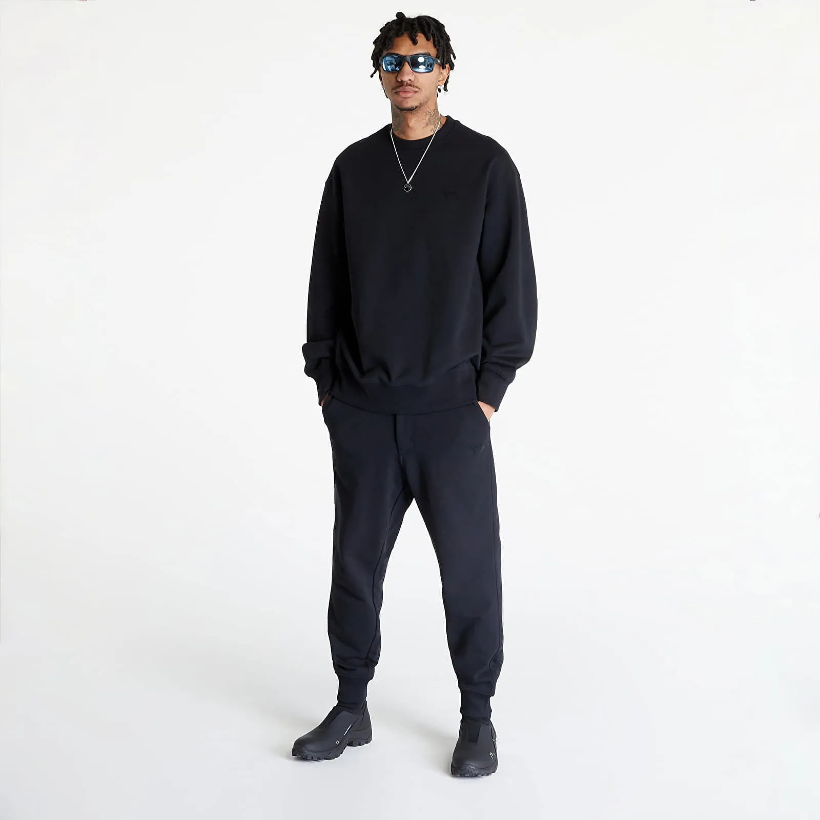 Y-3 French Terry Crewneck Sweatshirt Black