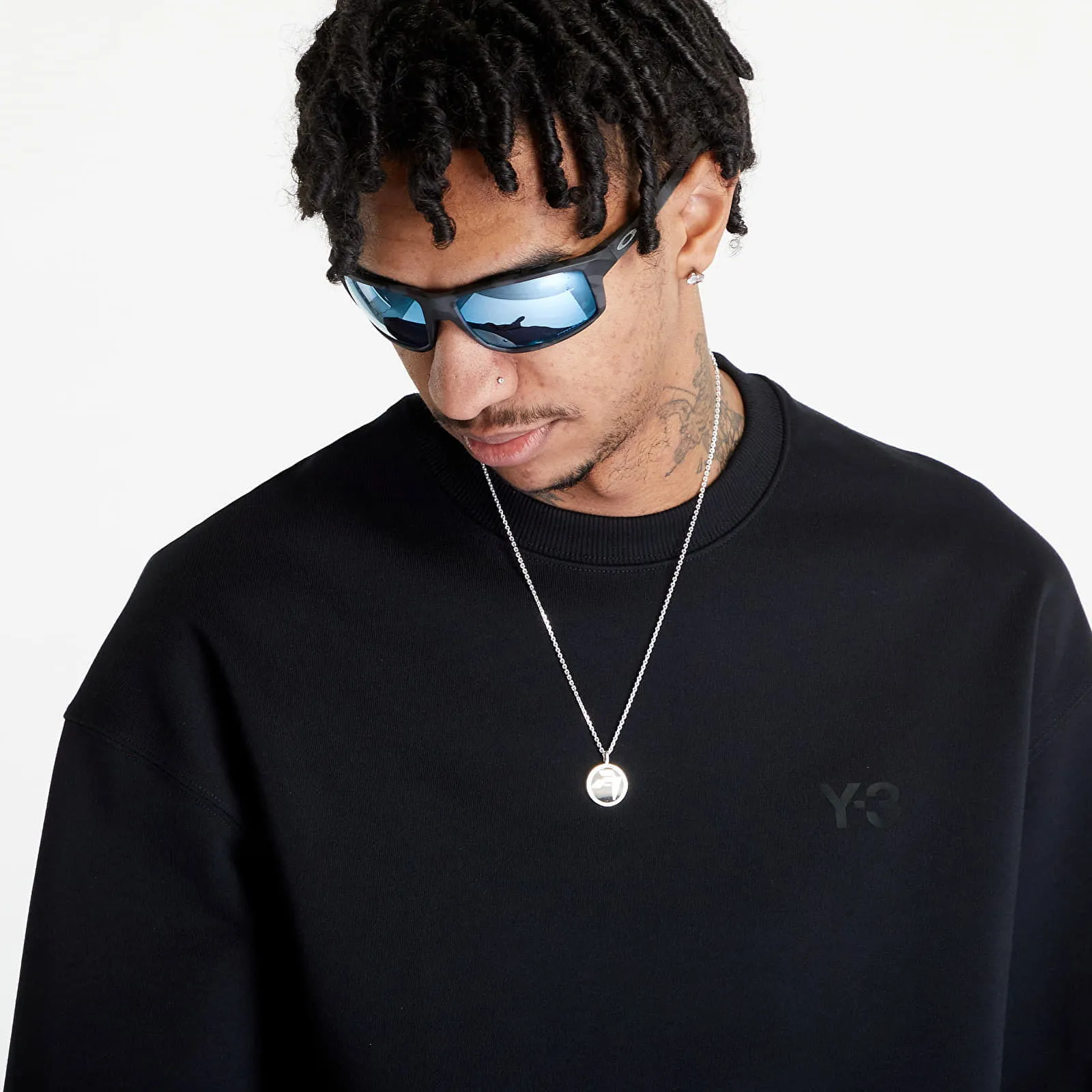 Y-3 French Terry Crewneck Sweatshirt Black